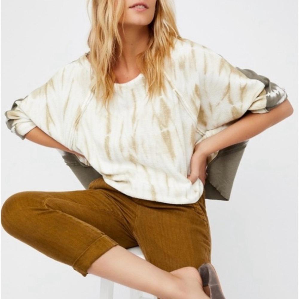 Free People East meets West tie dyed sweatshirt